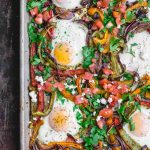 Sheet Pan Baked Eggs and Veggies